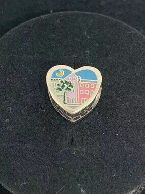 Pandora South Carolina Heart Charm S925 Sterling silver